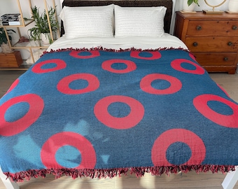 Couverture en coton tissé Phish Donut