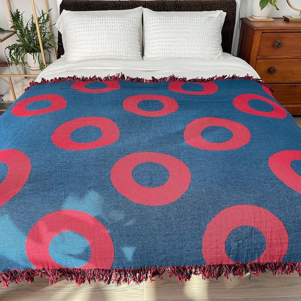 Phish Donut Cotton Woven Blanket