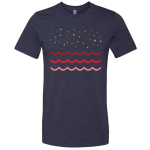 Ruby Waves Unisex T-Shirt