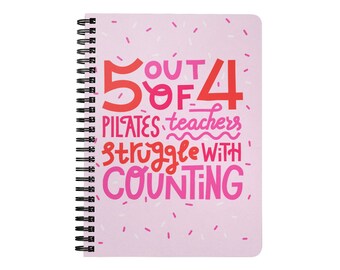5 out of 4 (Pilates) Spiralbound Notebook