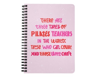 3 Types (Pilates) Spirlbound Notebook