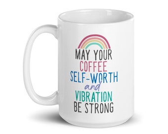 Self Worth Mug | Self Love Gifts | Christmas Gift For Best Friend | Astrology Coffee Mug | Yoga Accessories
