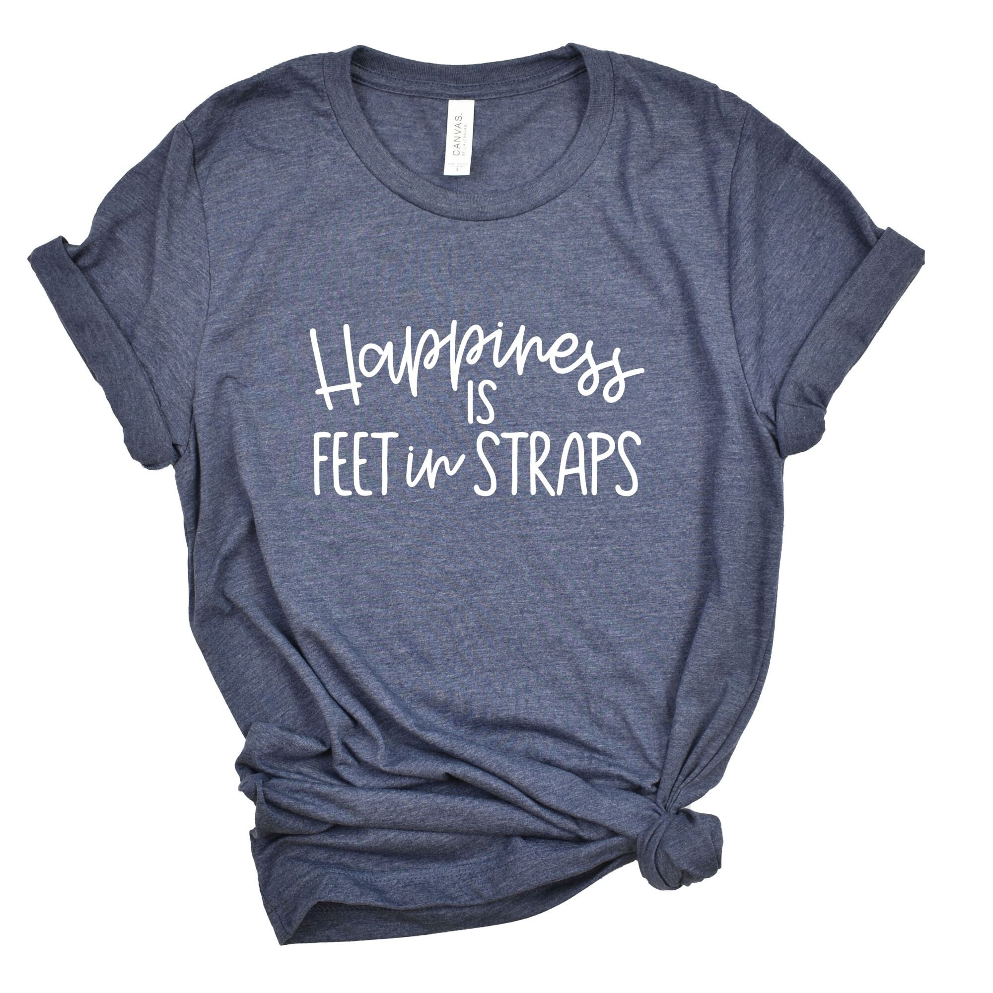 Pilates Shirt Feet In Straps Funny Workout Tops Etsy