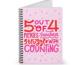 Pilates Teacher Gifts | Inspirational Quote Notebooks | Funny Journals | Pilates Accessories