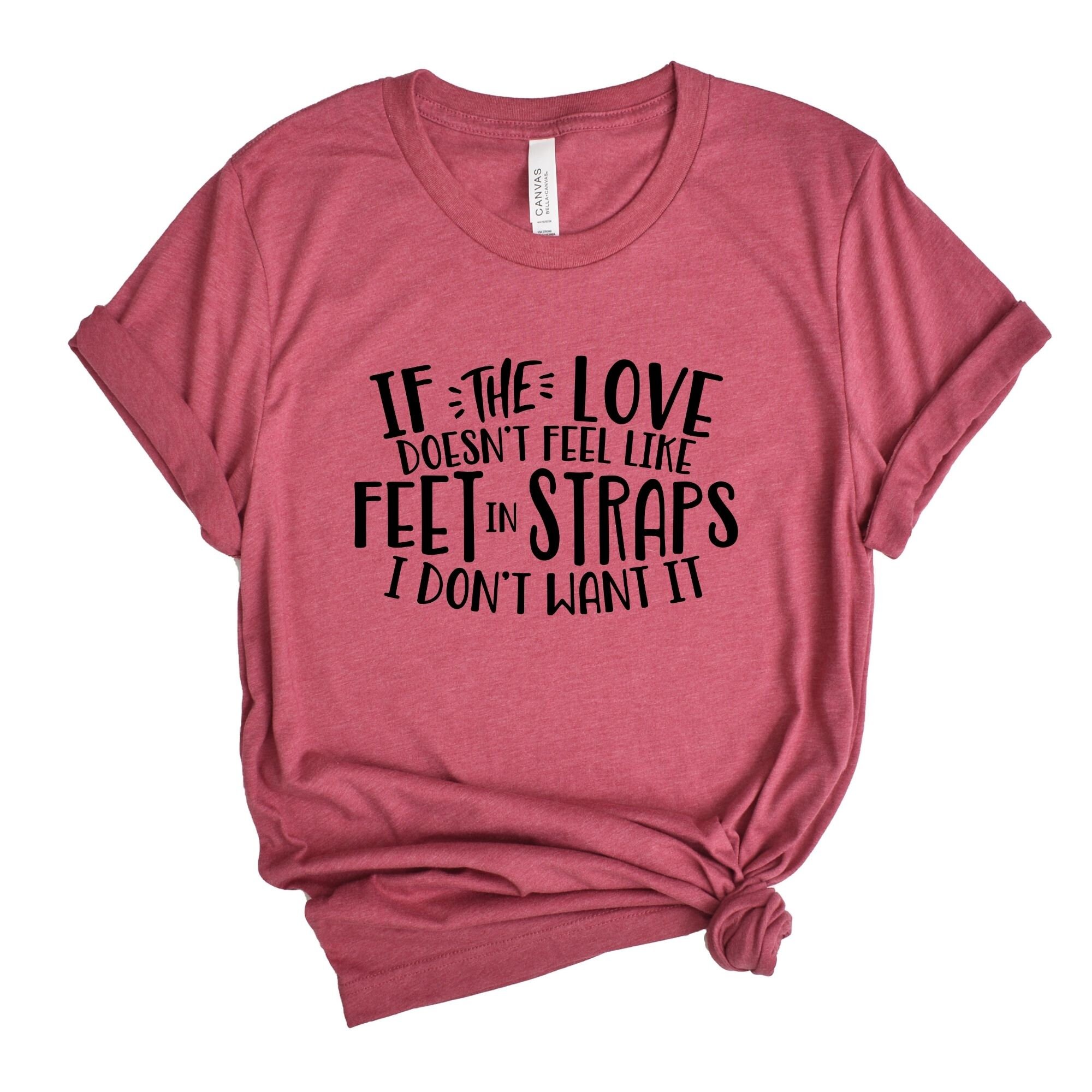 Funny Pilates Shirt Feet In Straps Workout Shirt With Etsy