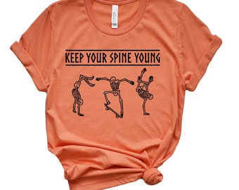 Pilates Skeleton Halloween T-Shirt | Workout Fitness Shirt