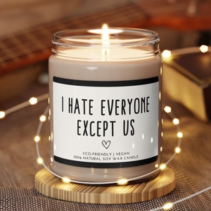Funny Candle for Best Friend Birthday Gift Best Friend Gifts Gifts for Her Besties Gift Best Friends Forever I Hate Everyone Except Us