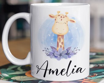 Giraffe Mug - Giraffe Gifts for Women - Cute Giraffe Cup - Giraffe Lover Gifts - Giraffe Coffee Mug - Giraffe Coffee Cup, Personalized Gifts