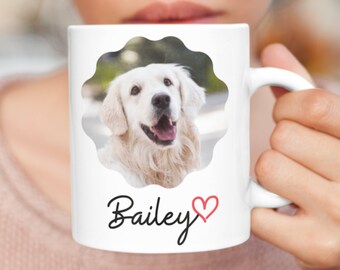 Dog Coffee Mug, Dog Lover Cup, Dog Dad Mug, Custom Dog Photo Mug, Dog Mom Mug, Personalized Gifts, Dog Mom Gift, Dog Owner Gift