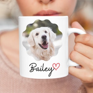 Dog Coffee Mug, Dog Lover Cup, Dog Dad Mug, Custom Dog Photo Mug, Dog Mom Mug, Personalized Gifts, Dog Mom Gift, Dog Owner Gift