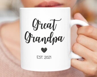 Great Grandpa Mug - New Grandpa Gift - Future Grandpa Gifts - Father's Day Gift, Pregnancy Announcement, Pregnancy Reveal, Baby Reveal