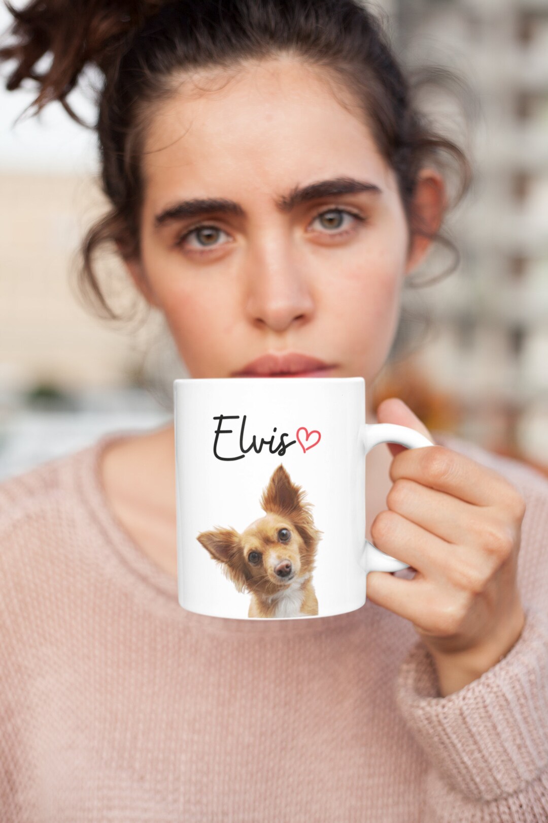 Dog Coffee Mug, Dog Lover Cup, Dog Dad Mug, Custom Dog Photo Mug, Dog