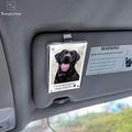 Personalized Dog Sympathy Gift, Pet Loss Memorial, Custom Dog Photo Car Visor Clip, Pet Remembrance Keepsake, Dog Memorial Gift for Car product logo