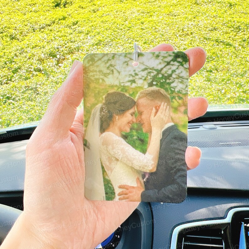 Picture Air Freshener, Custom Car Scent, Car Freshie, Personlized Car Accessories for Him, Freshie Rear View Mirror Picture Air Freshener