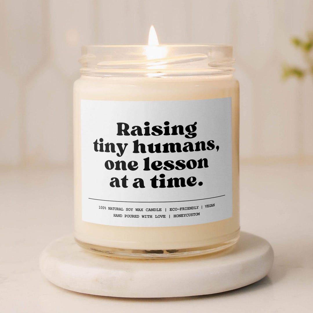 Teacher Appreciation Gift From Student Funny Candle Gift Kindergarten ...