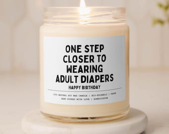Funny Birthday Gift for Her Funny Candle Best Friend Birthday Funny Gifts For Him Gag Gift Happy Birthday Gift Birthday Soy Candle Gift