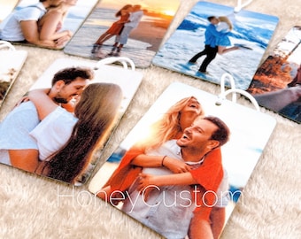 Double sided Car Freshener with Your Photo, Custom Car Scent, Personalized Car Accessory Gift, Photo Car Freshie, New Car Gift, Car Decor