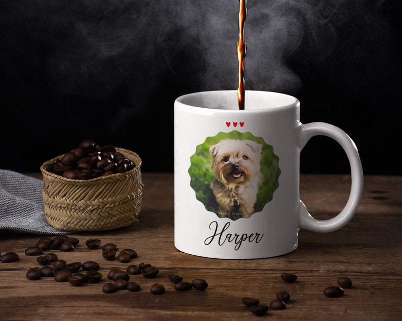 Custom Pet Coffee Mug Dog Photo Mug Dog Lover Coffee Mug Etsy