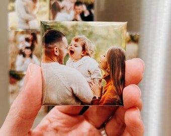 Custom Kids & Family Picture Fridge Magnets, Personalized Photo Birthday Gift, Cherish Precious Moments, Unique Decorative Keepsake