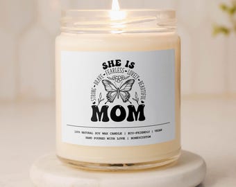 Gift for Mom Candle, Sentimental Gifts for Mom, Mother’s Day Gift from Daughter or Son, Birthday Gift for Mom, Thoughtful Candle for Mom