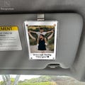 Dad Gifts Custom Photo Car Visor Clip Personalized Father's Day Gift for Him Unique Gift for Dad from Son or Daughter Sentimental Keepsake