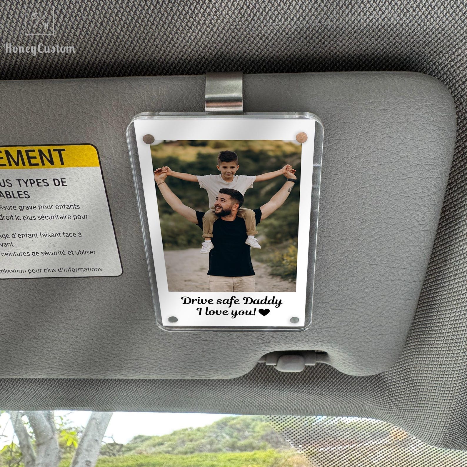 Custom Car Visor Clip
