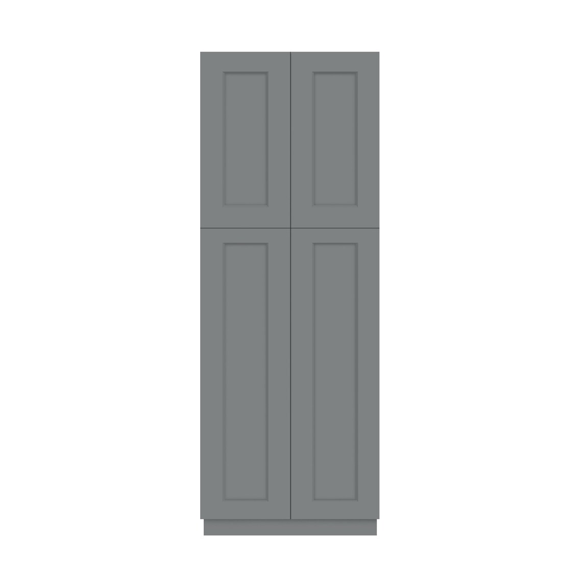 Linen Closet Grey Shaker Bathroom Closet 30 Inch Etsy