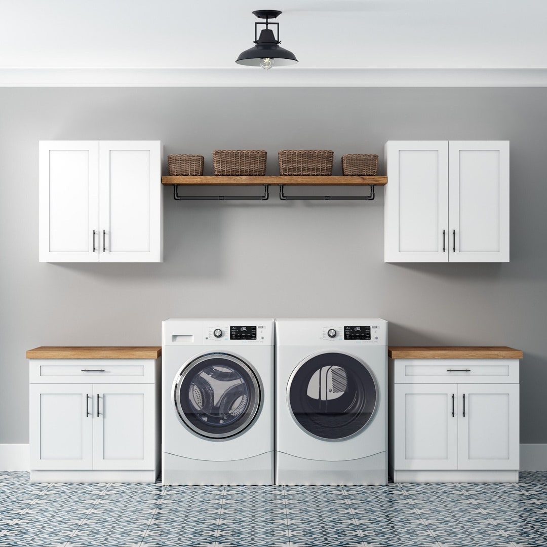 Laundry Room Custom Utility Room Storage Organization Set