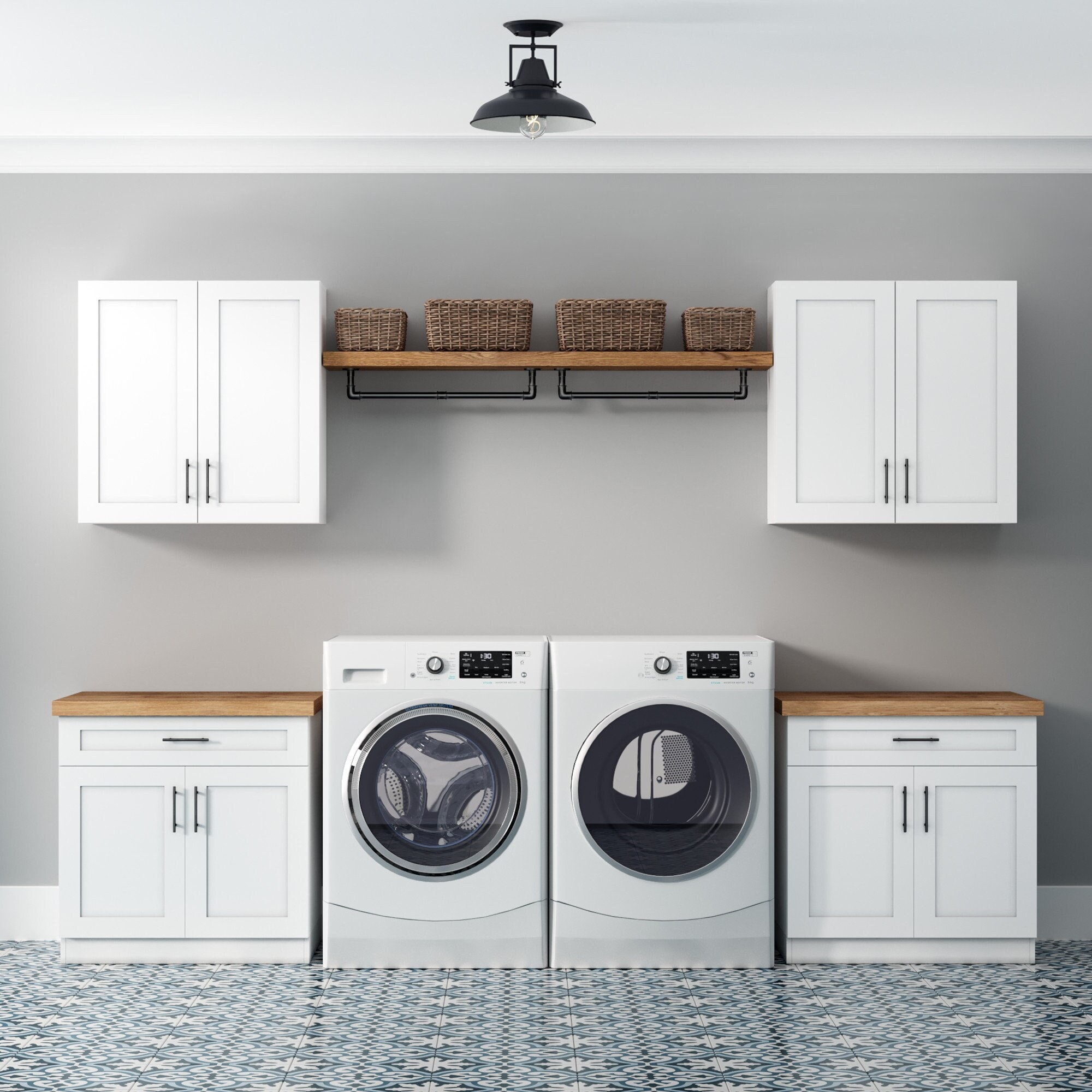 Cabinets for laundry outlet