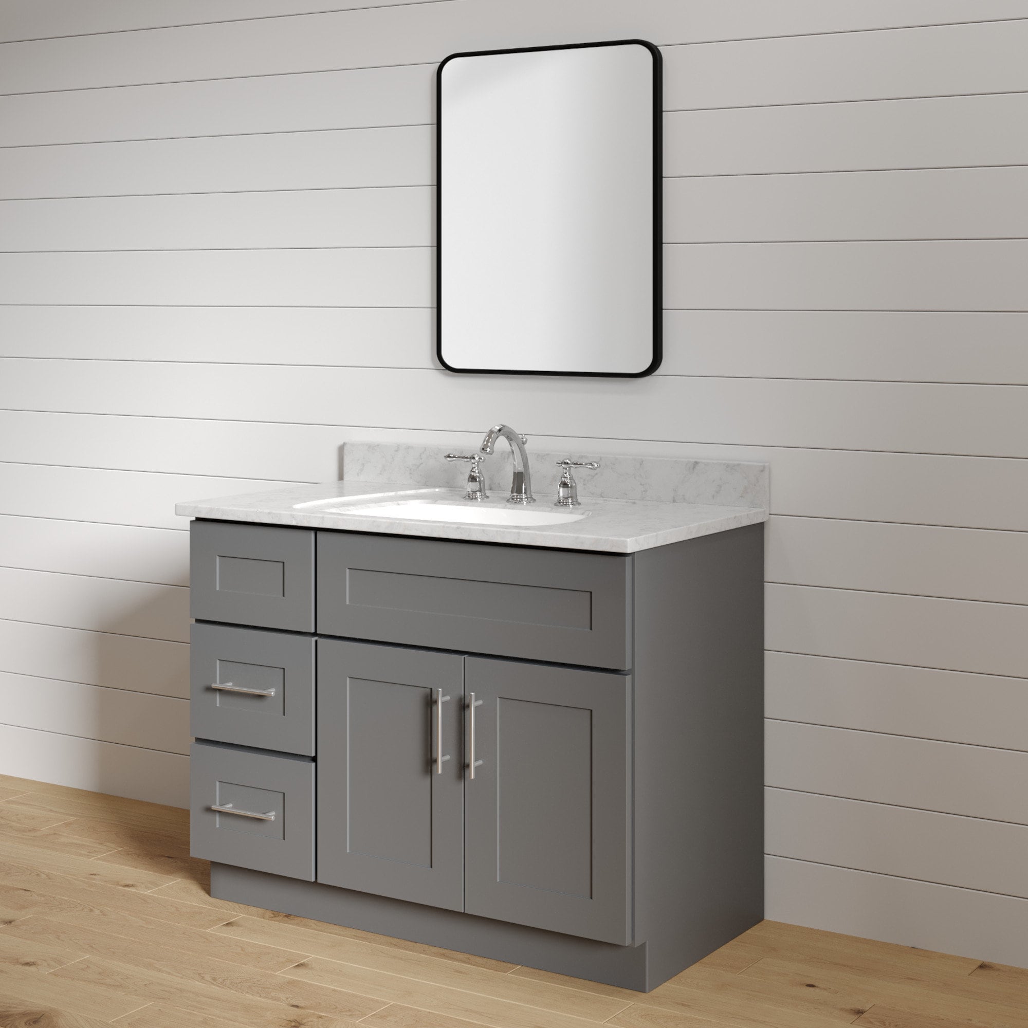48 inch grey bathroom clearance vanity