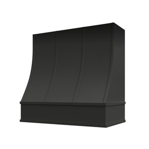 Black Range Hood Slopped Wood With Strapped Molding for - Etsy UK