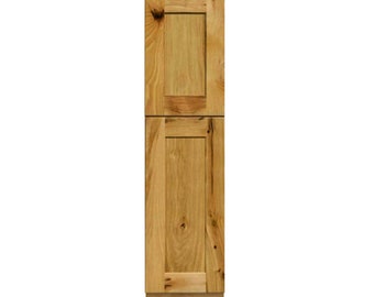 Pantry Cabinet, 18 Inch Hickory Shaker Closet, Bathroom Linen Closet, Utility Bath Cabinet, Wooden Closet, Bathroom Furniture, Storage