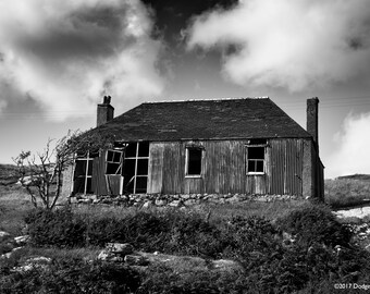 Abandoned Cottage. Isle of Harris, Outer Hebrides, Scotland.