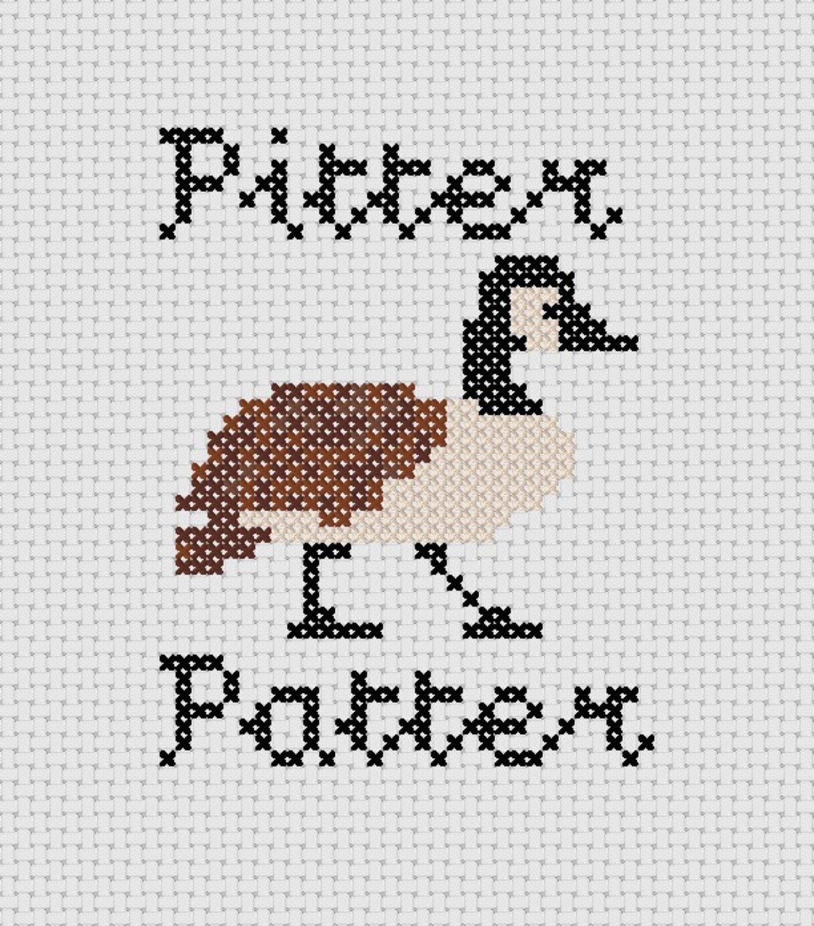 Pitter Patter PATTERN ONLY Letterkenny Quote Cross Stitch Etsy
