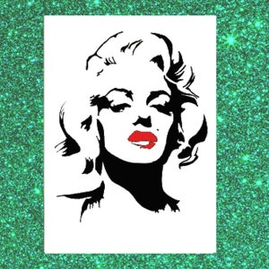 Ms. Monroe * PATTERN ONLY * Cross Stitch Pattern Retro Vintage Hollywood Diva Love