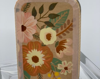 Affirmation Box with 21 Affirmation Cards, Floral