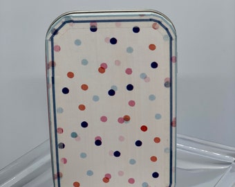 Affirmation Box with 21 Affirmation Cards, Polka Dots