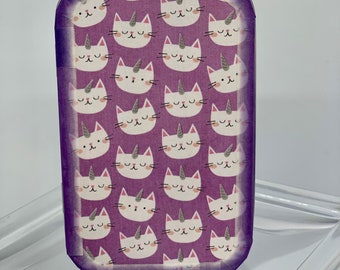 Affirmation Box with 21 Affirmation Cards, Unicorn Kitty Cats
