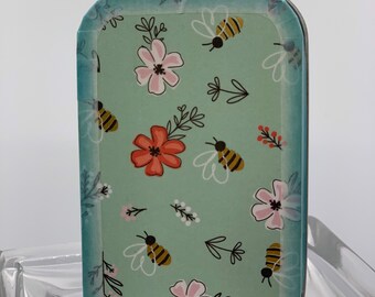 Affirmation Box with 21 Affirmation Cards, Bees and Honeycomb