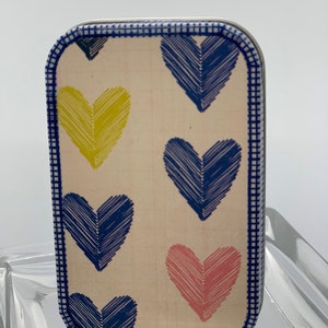Caja de Afirmación con 21 Cartas de Afirmación, Corazones Grandes