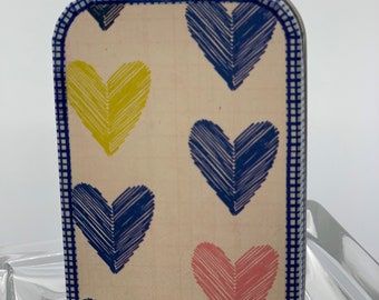 Affirmation Box with 21 Affirmation Cards, Big Hearts