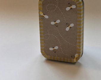 Affirmation Box with 21 Affirmation Cards, Bees