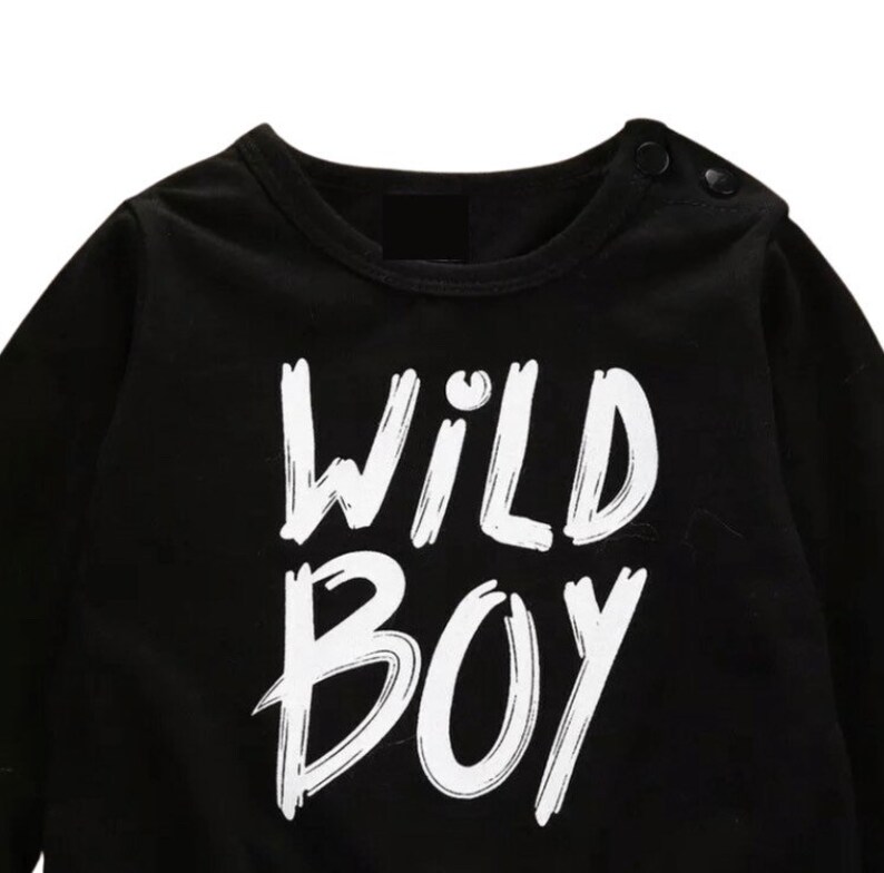 Wild boy baby boy two piece set