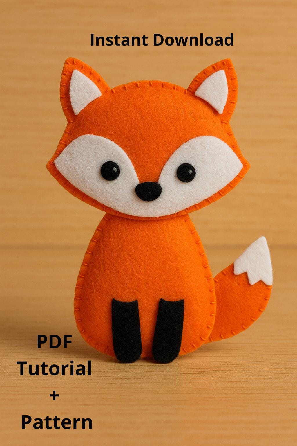 フェルトのキツネ - Etsy 日本