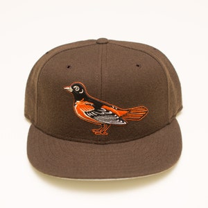 Baltimore Orioles New Era Fitted Wool 5950 Size 7 New Vintage NWOT