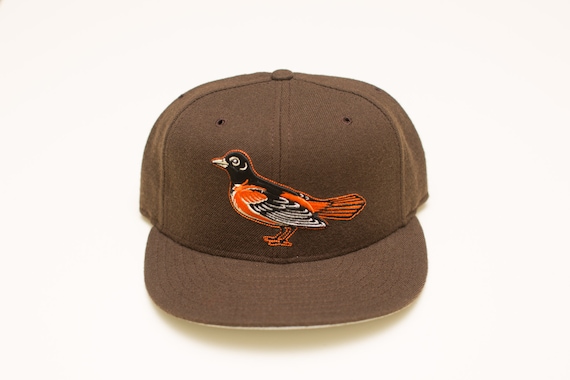 Baltimore Orioles New Era Fitted Wool 5950 Size 7 New Vintage NWOT 