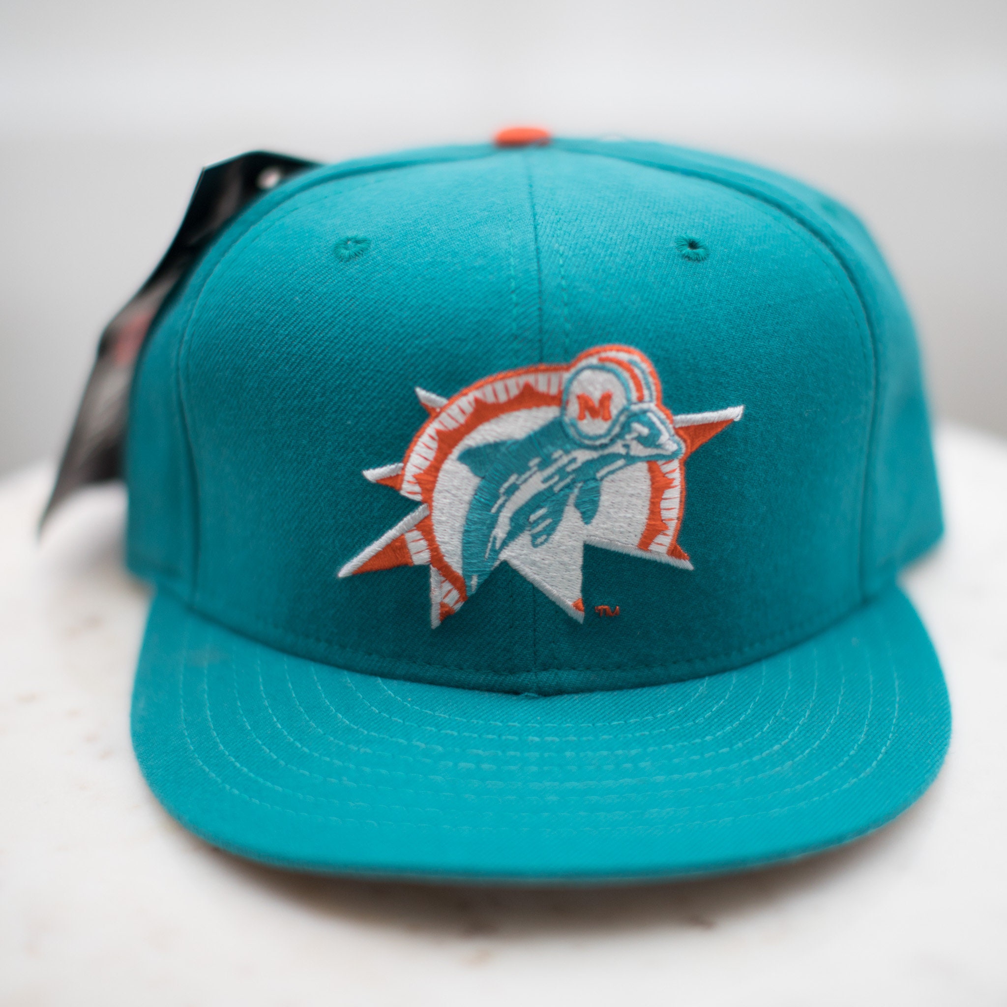 ┅takip Sumbrero ng mangingisda Miami Dolphins Vintage Cap