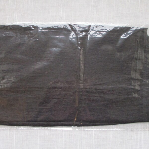 Silk Scarf XL New Made in Cambodia 105" x 27" BLACK