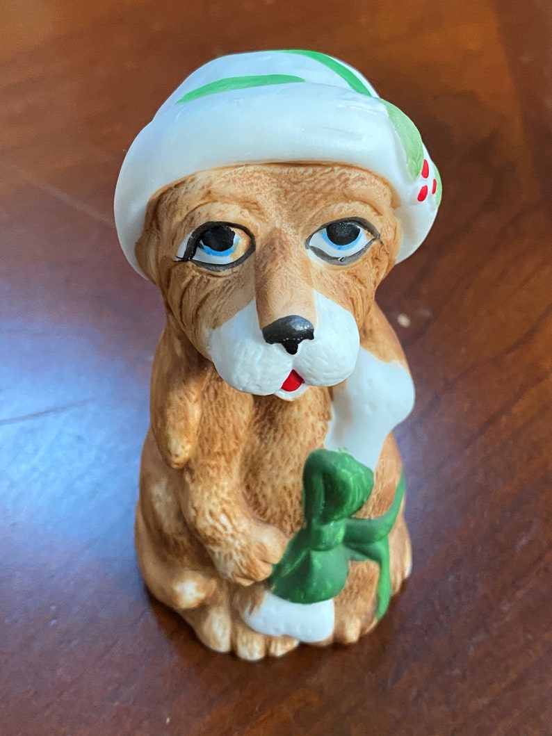 Jasco Figurine Bells Vintage Jasco Critter Animal Bells Ceramic Jasco Bells Christmas Animal