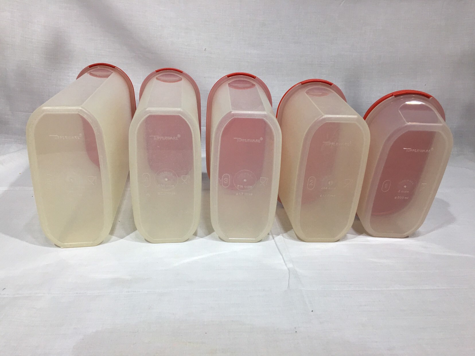 Vintage Tupperware Set von fünf modularen Kumpels | Etsy